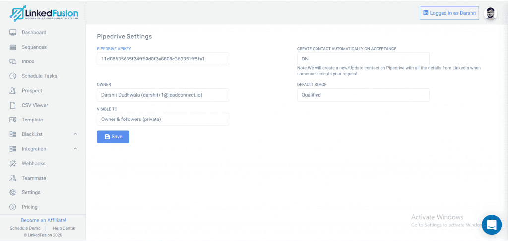pipedrive crm requirements