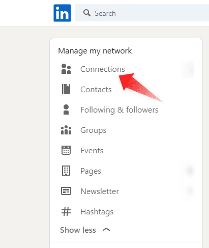LinkedIn Connections Settings