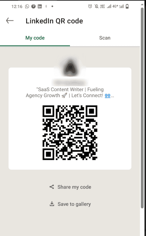 LinkedIn Qr Code