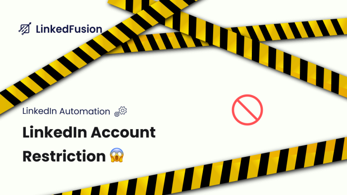 account restricted on LinkedIn