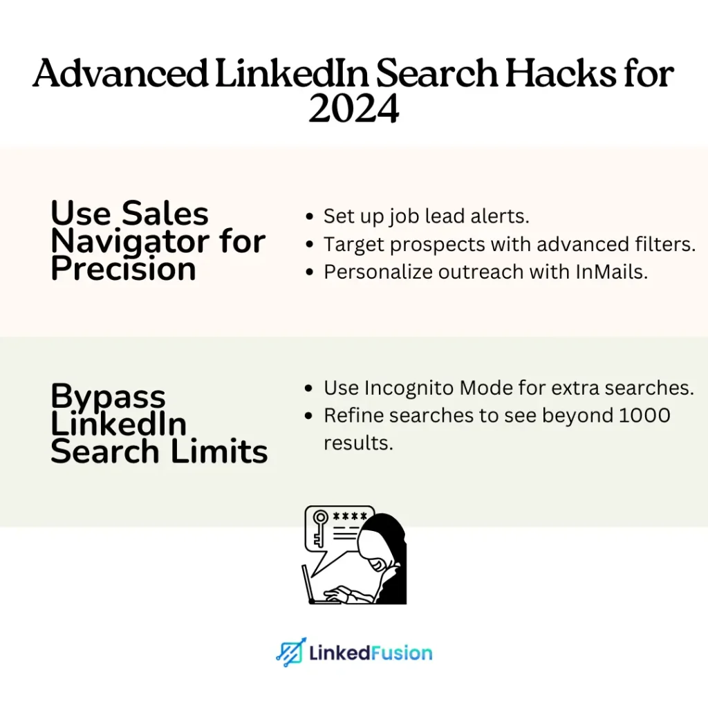 Advanced LinkedIn Search Hacks for 2024