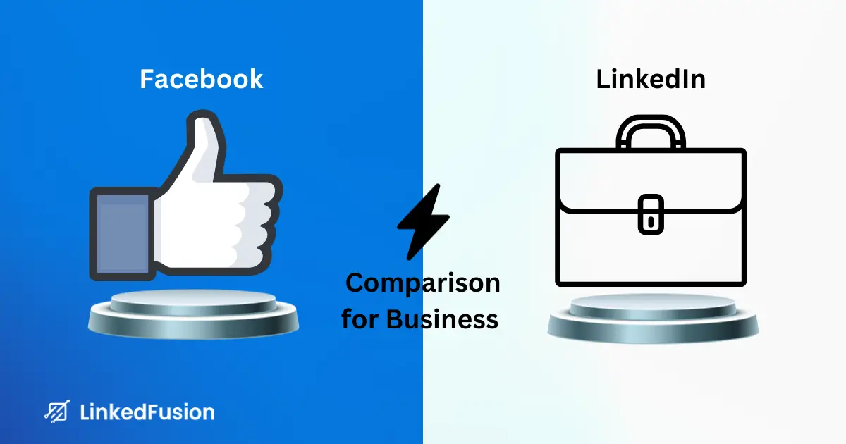 Comparison of LinkedIn and Facebook for business growth