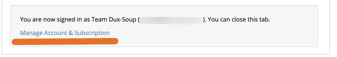 Navigate to the Subscription Settings step