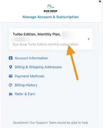 Locate Your Active Subscription