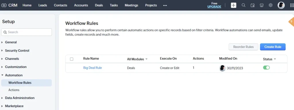 Generate API Credentials in Zoho CRM