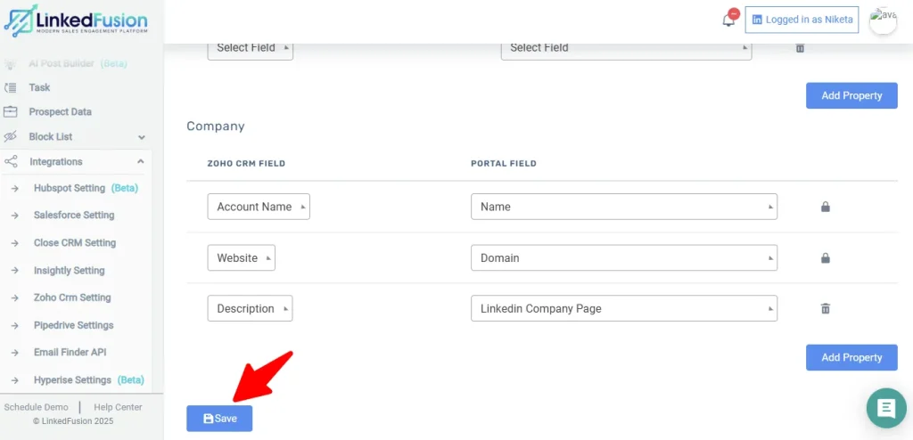 Step 4: Configure Field Mapping