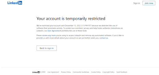 8. Watch for LinkedIn Warning Signs