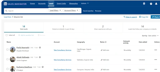1. Build a Targeted Prospect List